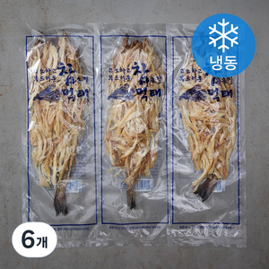 해그린푸드 참 손질 먹태 (냉동), 90g, 6개