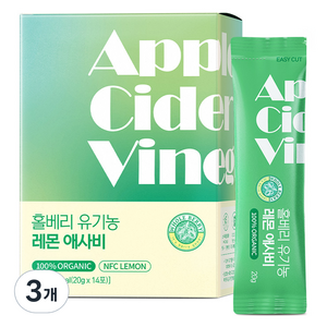 홀베리 유기농 레몬 애사비 14p, 280g, 3개