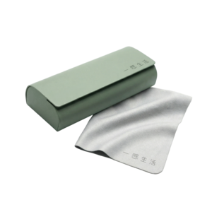 일감생활 사각형 하드 안경 선글라스 케이스 + 안경닦이 세트