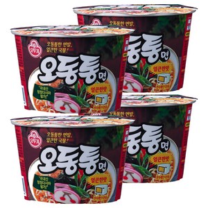 오뚜기 오동통면 용기 100g, 4개