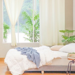 더자리 솔리드 암막커튼 아일렛형