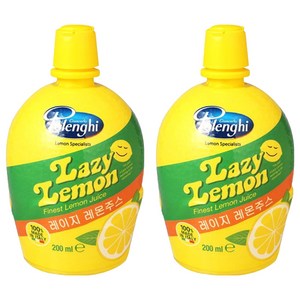레이지레몬 주스, 200ml, 2개