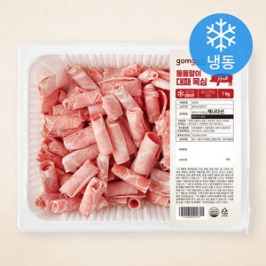 곰곰 돌돌말이 대패 목심 (냉동), 1kg, 1개