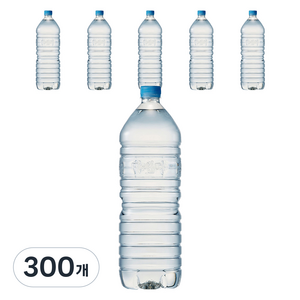 마신다 먹는샘물 무라벨, 2L, 300개