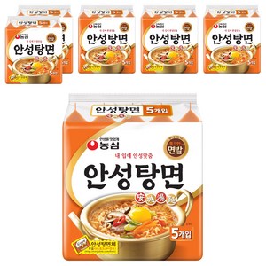 농심 안성탕면 125g, 30개, (5개입 X 6팩)