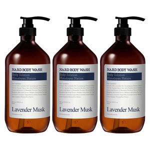 나드 바디워시 라벤더머스크, 1L, 3개