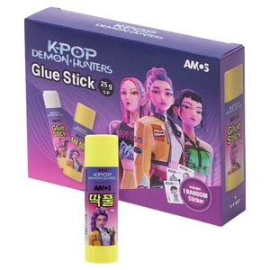 아모스 케이팝 데몬 헌터스 케데헌 헌트릭스 딱풀 25g x 5종 세트