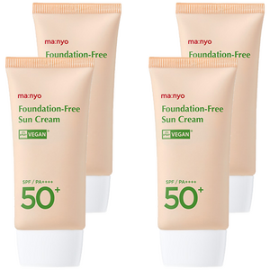 마녀공장 파데프리 선크림 SPF50+ PA++++, 50ml, 4개