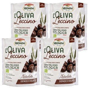 모니니 유기농 엘올리바 씨없는 블랙올리브 스탠딩 파우치, 150g, 4개