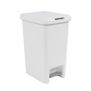 하비티 모던 심플 원터치 저소음 페달 휴지통 10L