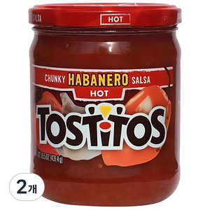토스티토스 하바네로 살사소스, 439.4g, 2개