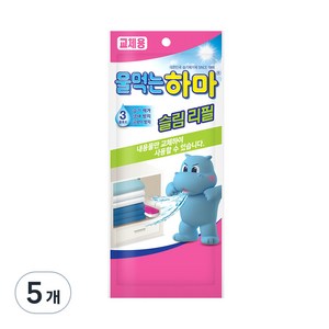 물먹는하마 슬림 리필, 1개입, 5개, 150g