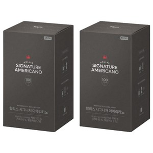 할리스 시그니처 아메리카노 다크, 900mg, 100개입, 2개
