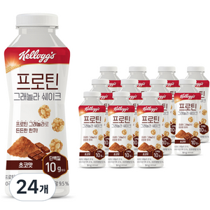 켈로그 프로틴 그래놀라 쉐이크 초코맛, 50g, 24개