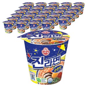 오뚜기 진라면 순한맛 소컵 65g, 30개