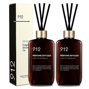 912 퍼퓸 디퓨저 2p + 리드스틱 8p, 페어리 프리지아, 250ml, 1세트