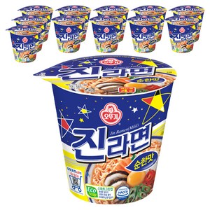 오뚜기 진라면 순한맛 컵 65g, 12개