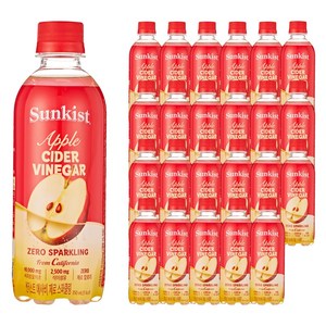 썬키스트 애사비 제로 스파클링, 350ml, 24개