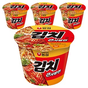 김치사발면 큰사발면 112g, 4개