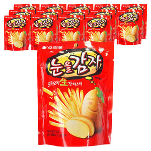 오리온 눈을감자 스낵, 56g, 15개