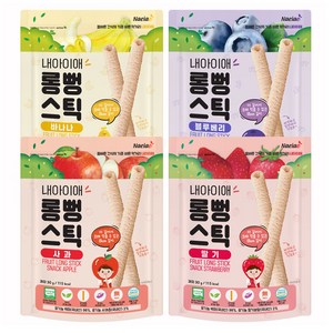 내아이애 유기농 과일 롱뻥 스틱 30g x 4종 세트