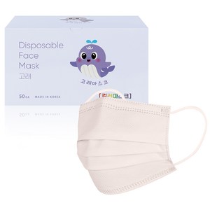 고래마스크 중형, 50개입, 데이지, 1개
