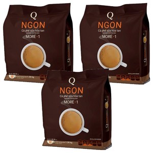 베트남 응온 인스턴트 커피믹스 모어 인 원, 60개입, 20g, 3개