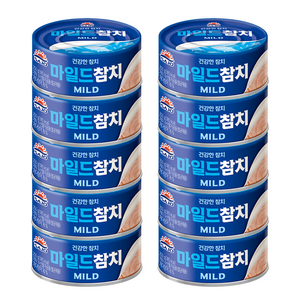 사조 마일드 참치 안심따개, 250g, 10개