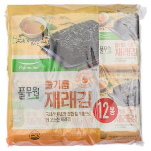 풀무원 들기름 재래도시락김, 60g, 1개