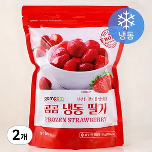 곰곰 냉동 딸기(이집트산), 1kg, 2개