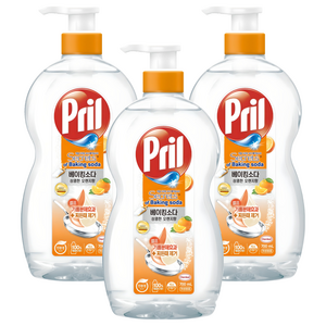 프릴 시크릿오브 베이킹소다 주방세제 상큼한 오렌지향, 700ml, 3개