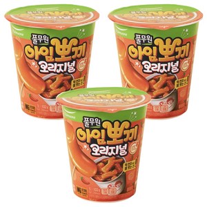 풀무원 아임뽀끼 오리지널 떡볶이, 102g, 3개