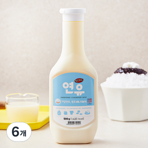 리치스 연유, 500g, 6개