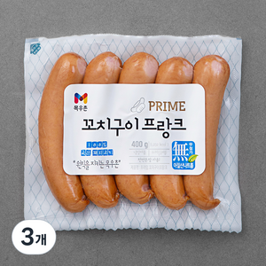 목우촌 프라임 꼬치구이 프랑크 소시지, 400g, 3개