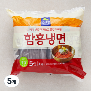 면사랑 냉장 함흥냉면 사리 5입, 1kg, 5개
