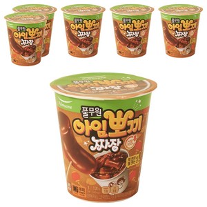 풀무원 아임뽀끼 짜장 떡볶이, 100g, 6세트