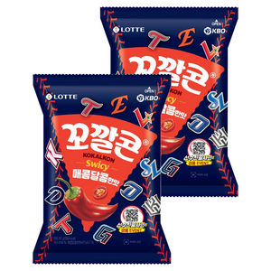 꼬깔콘 매콤달콤한맛, 67g, 2개