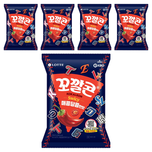 꼬깔콘 매콤달콤한맛, 67g, 5개
