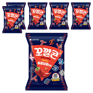 꼬깔콘 매콤달콤한맛, 67g, 6개