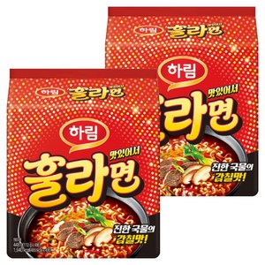 하림 맛있어서 훌라면 112g, 8개