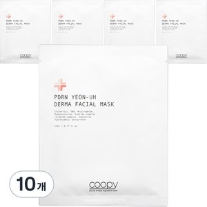 쿠피 피디알엔 연어 더마 페이셜 마스크 팩 23ml, 1개입, 10개