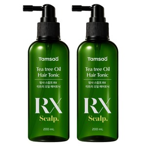탐사 스칼프 RX 티트리 오일 헤어토닉, 200ml, 2개