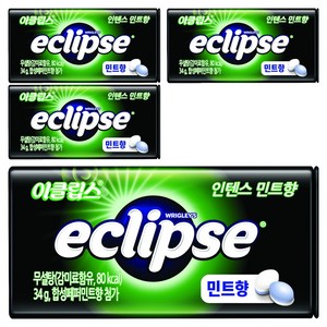 이클립스 캔디 인텐스민트향, 34g, 4개