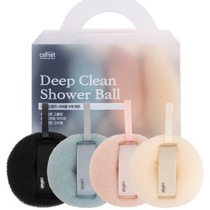 코멧 딥클린 샤워볼 4종 세트
