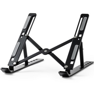 누아트 높이조절 휴대용 알루미늄 접이식 아이패드 맥북 노트북 15.6인치 호환 쿨링 거치대 + 전용 파우치