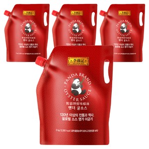 이금기 팬더 굴소스 파우치, 2kg, 4개
