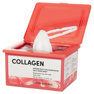 네이처리퍼블릭 인텐스 멀티 콜라겐 뮤신 데일리 마스크 시트
