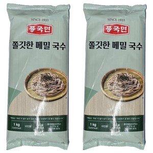풍국면 쫄깃한 메밀 국수, 1kg, 2개