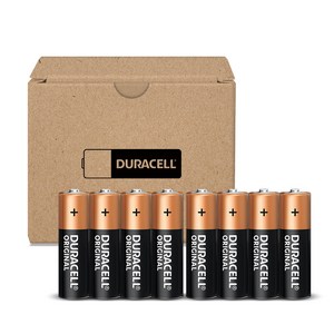 듀라셀 알카라인 보관박스팩 AA 건전지, 8개입, 1개