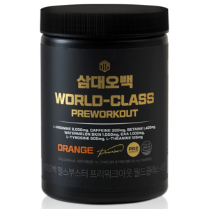 삼대오백 프리워크아웃 월드클래스 헬스부스터 분말 오렌지, 700g, 1개